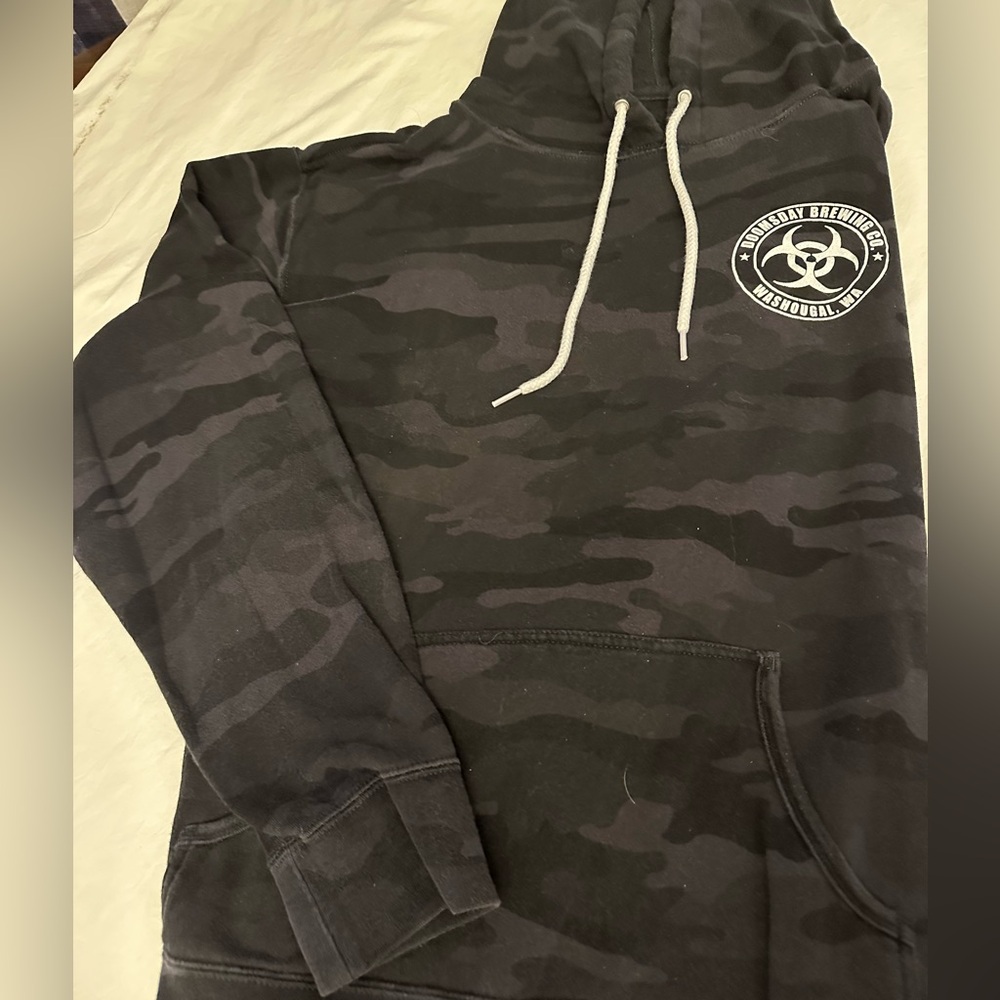 Doomsday Brewing Washougal Washington hoodie.